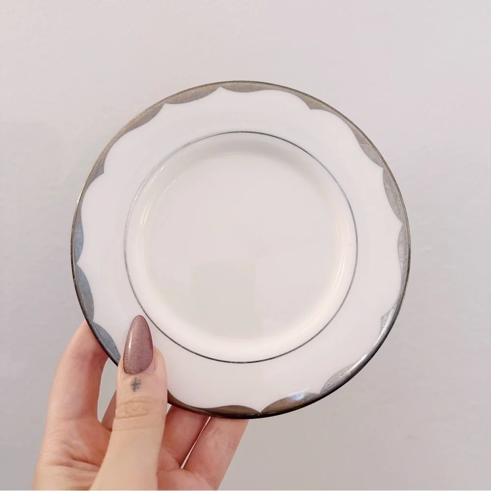 Lenox Kate Spade Trimble Place Bread and Butter Plate Scallop Trim